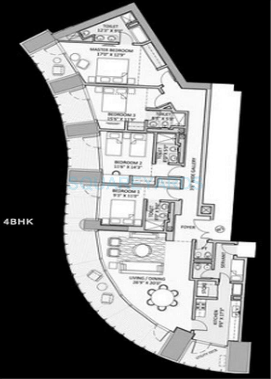 Other, lodha-world-crest 4 Bedroom 2700 Sq.Ft. Apartment In Worli Mumbai 8740429