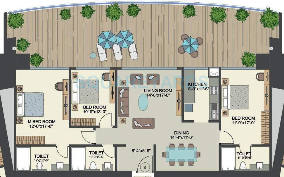 lokhandwala infrastructure minerva apartment 3bhk 2950sqft1
