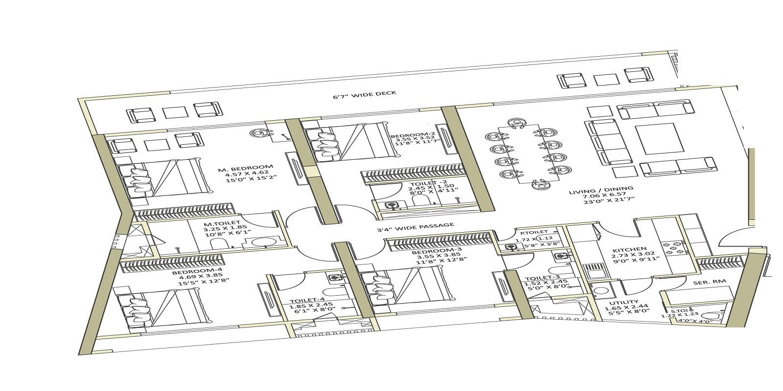 Other, lokhandwala-minerva-mahalaxmi 4 Bedroom 2019 Sq.Ft. Apartment In Mahalaxmi Mumbai 6737664