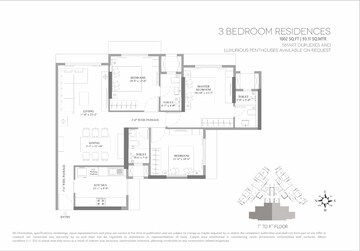  3 BHK Apartment at Lotus Unity, Versova – for Sale