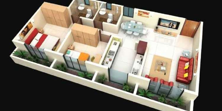 mahavir kanti dreams apartment 2 bhk 975sqft 20204218164210