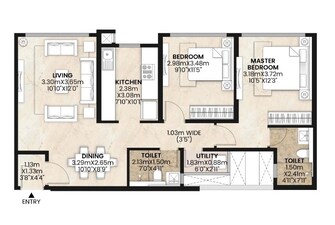 2 BHK Apartment For Resale in Mahindra Alcove Chandivali Mumbai  7463512