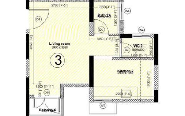 mahindra lifespace happinest 2 apartment 2 bhk 537sqft 20235203185216