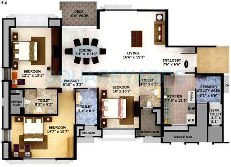mahindra lifespaces eminente apartment 3bhk 2050sqft1