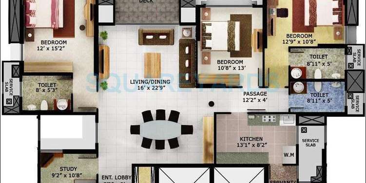 mahindra lifespaces eminente apartment 3bhk 2300sqft1