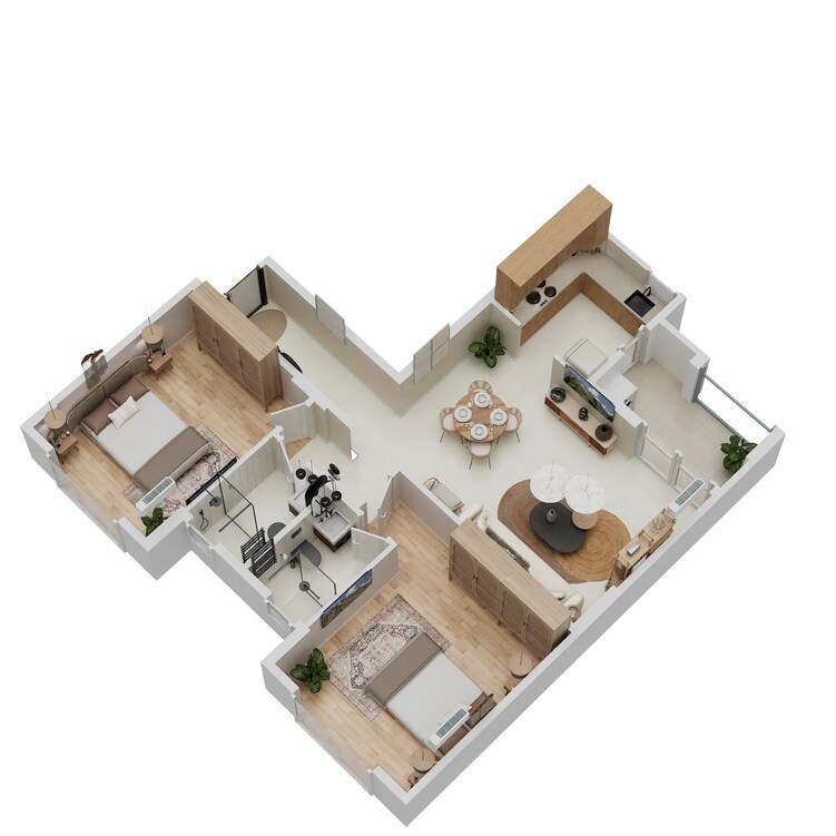 mahindra lifespaces vicino a3 a4 apartment 2 bhk 813sqft 20224614174632