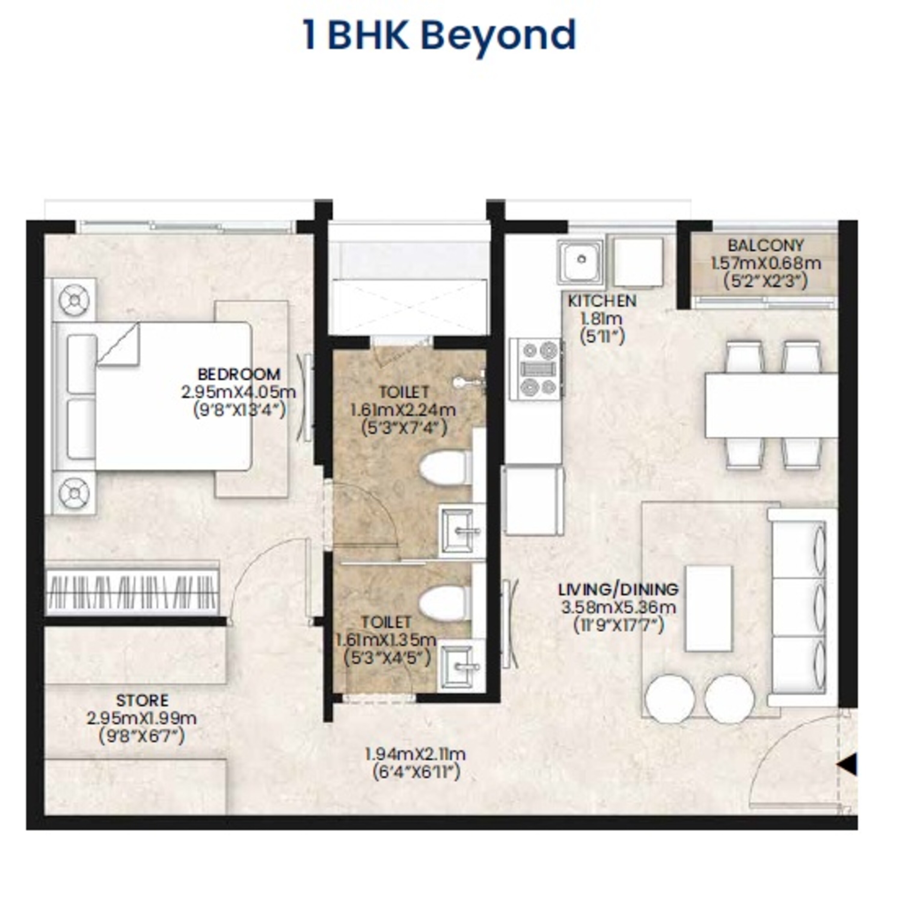 mahindra lifespaces vicino apartment 1bhk 490sqft 51