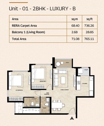  2 BHK Apartment at Mahindra Marina 64, Malad West – for Sale