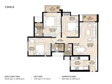  3 BHK Apartment at Mahindra Vista, Singh Agri Estate – for Sale