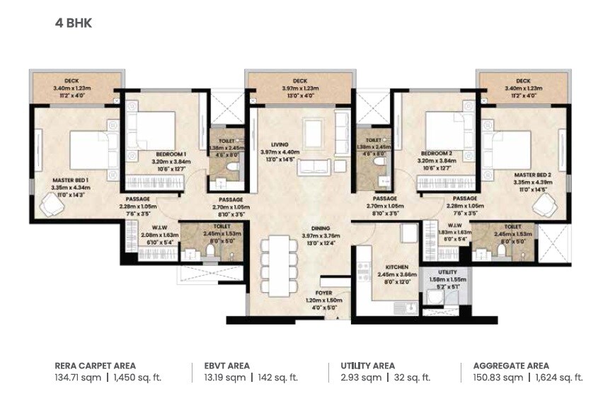  4 BHK Apartment at Mahindra Vista, Kandivali East – for Sale