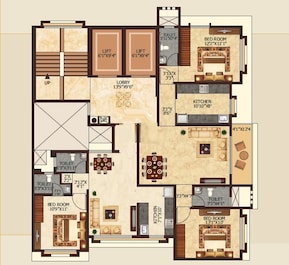 3 BHK 1454 Sq. Ft. Apartment in Manthan Embassy