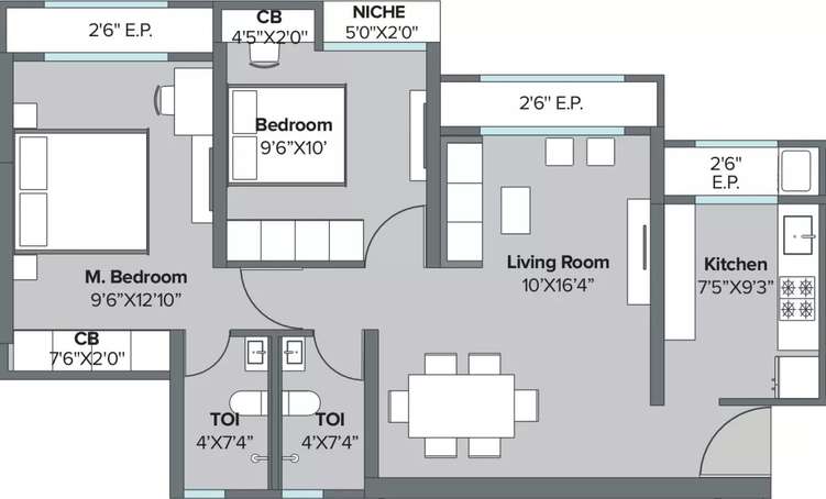 marathon nextown phase 2 apartment 2bhk 537sqft41