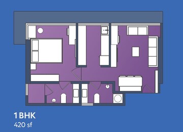  1 BHK Apartment at Marathon Sunset Gardens, Mulund West – for Sale