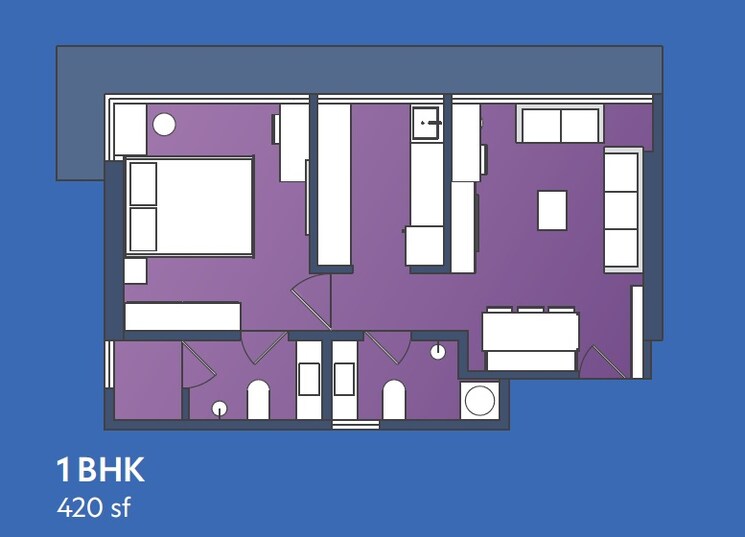 Other, marathon-sunset-gardens 1 Bedroom 434 Sq.Ft. Apartment In Mulund West Mumbai 8871564