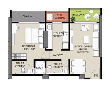  1 BHK Apartment at Mathuresh Monopoli, Dadar East – for Sale