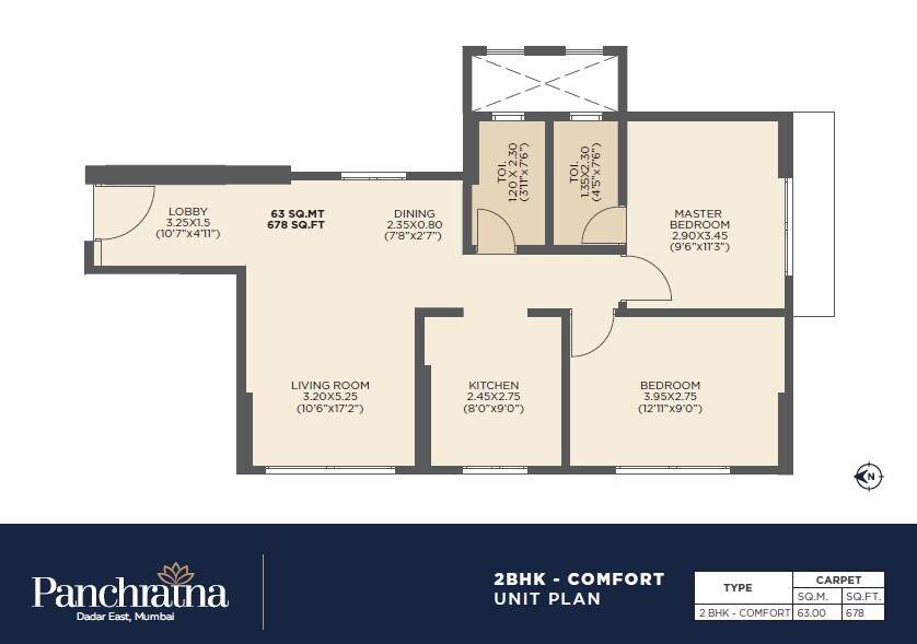 Other, matrubhoomi-panchratna-nx 2 Bedroom 678 Sq.Ft. Apartment In Dadar East Mumbai 9083221