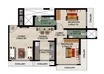  2 BHK Apartment at Mauli Pride, Malad East – for Sale