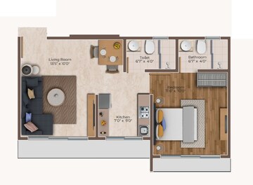  1 BHK Apartment at MDM Zion, Andheri West – for Sale