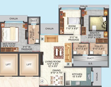  2 BHK Apartment at Metro Devbhoomi, Jogeshwari East – for Sale