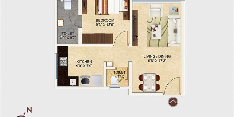 micl aaradhya nine apartment 1bhk 446sqft11