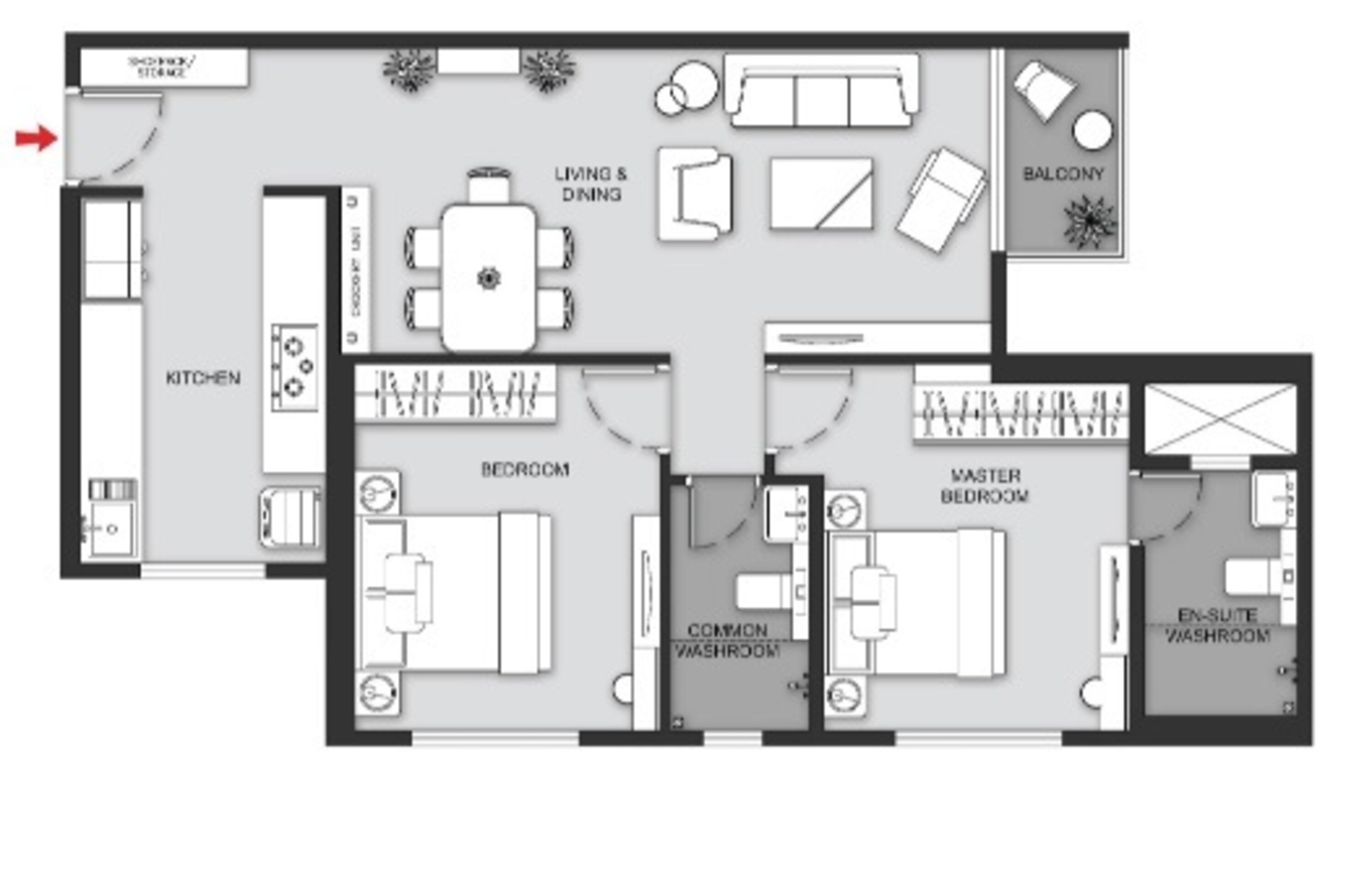 2 BHK 665 Sq. Ft. Apartment in MICL Ghatkopar Avenue Aaradhya One Earth Phase 2