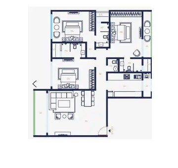  3 BHK Apartment at Mirchandani Triton, Santacruz West – for Sale