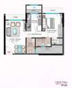 Modirealty Wisteria 1 BHK Layout