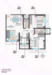 Modirealty Wisteria 2 BHK Layout