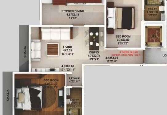modispaces doyle apartment 2 bhk 693sqft 20211015131037