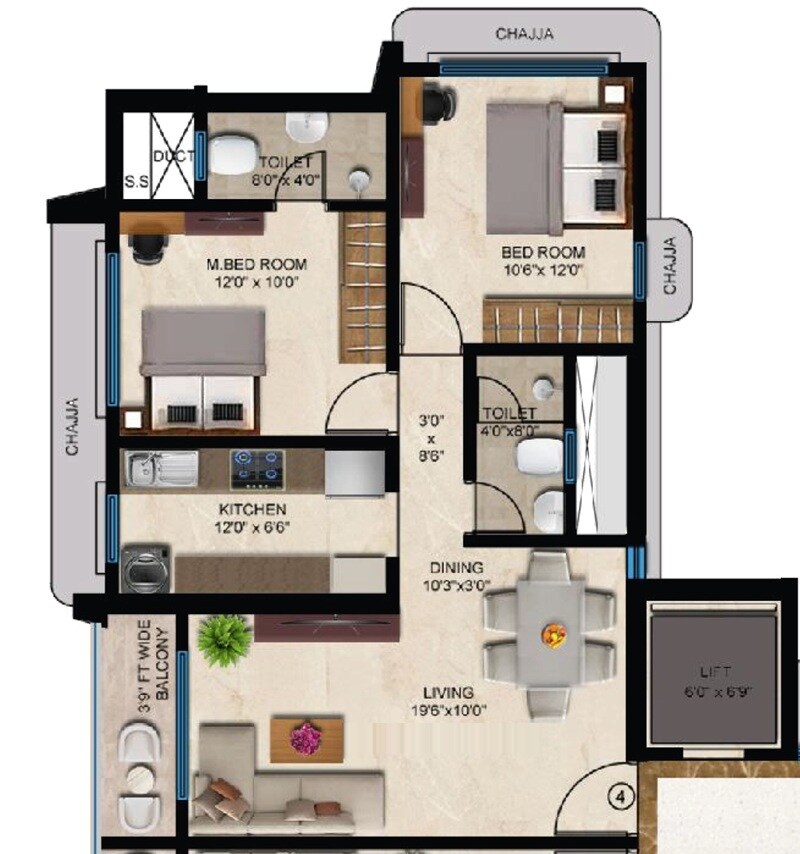  2 BHK Apartment at MPR Nilesh, Dahisar East – for Sale