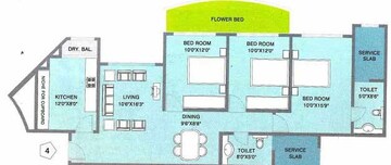  3 BHK Apartment at Nahar Amrit Shakti, Chandivali – for Sale