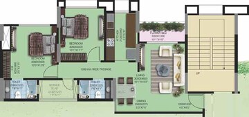  2 BHK Apartment at Nahar Amrit Shakti Water Lily And White Lily, Powai – for Sale