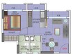 Nakshatra Pride-I 1 BHK Layout