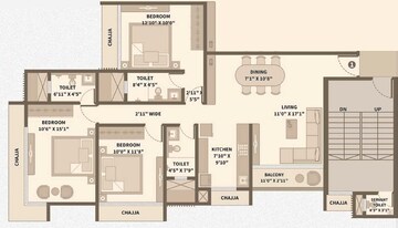  3 BHK Apartment at Navkarmik Shiv Laj, Santacruz West – for Sale