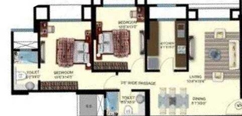 Other, neelam-senroofs-nahur 2 Bedroom 733 Sq.Ft. Apartment In Nahur East Mumbai 8785512
