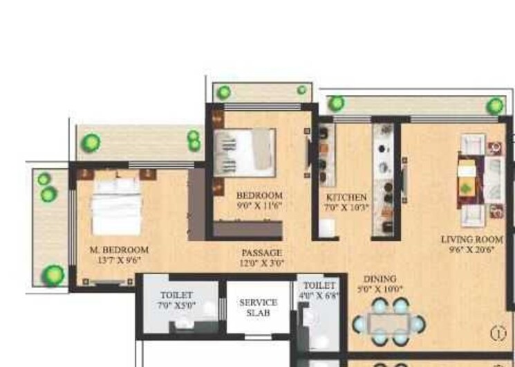 Other, neminath-avenue 2 Bedroom 1125 Sq.Ft. Apartment In Andheri West Mumbai 9366080