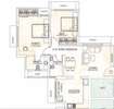 Neptune Living Point 2 BHK Layout