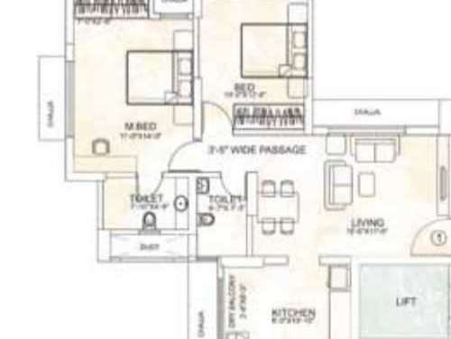 neptune living point apartment 2 bhk 852sqft 20202119162135