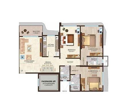 Other, nicco-residency 3 Bedroom 1131 Sq.Ft. Apartment In Jogeshwari East Mumbai 6939750