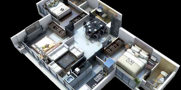 nirmal lifestyle one mumbai apartment 3 bhk 693sqft 20235103005153