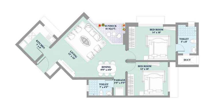 nirmal lifestyle turquoise apartment 2 bhk 759sqft 20231303001308