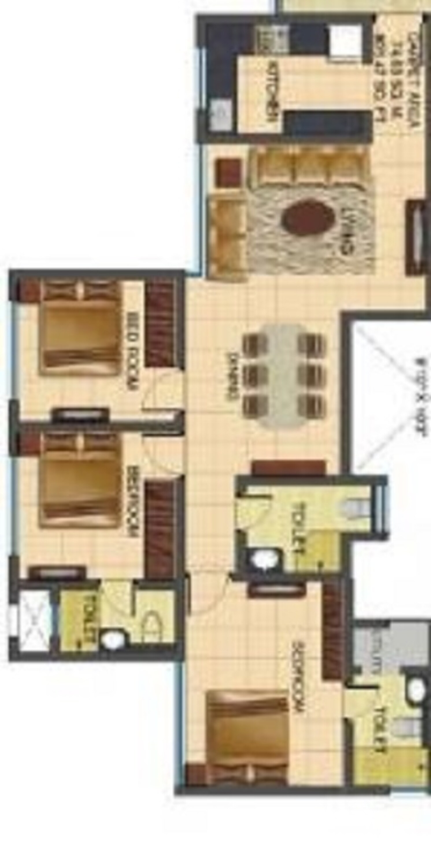 nirmal us open apartment 3 bhk 1521sqft 20202830222827