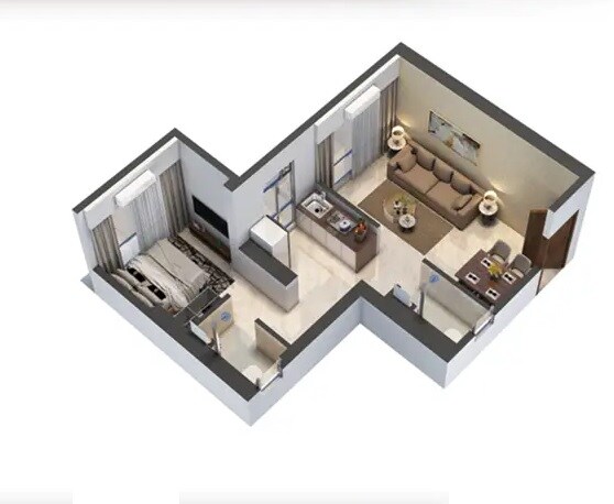 Other, north-star 1 Bedroom 309 Sq.Ft. Apartment In Chembur Mumbai 8707572