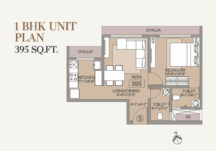 Other, nvn-odc-1 1 Bedroom 395 Sq.Ft. Apartment In Goregaon West Mumbai 8778169