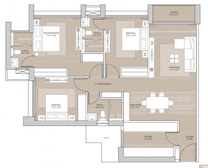 Other, oberoi-realty-borivali 3 Bedroom 1073 Sq.Ft. Apartment In Borivali East Mumbai 8272186