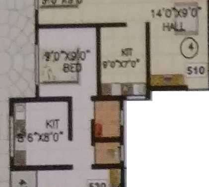 om dhara residency apartment 2 bhk 710sqft 20205410095416
