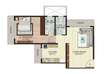 Om Heights Malad 1 BHK Layout