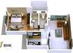 Om Heights Malad 1 BHK Layout