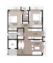 Om Hirani Elixir 2 BHK Layout