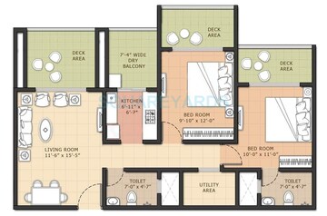  2 BHK Apartment at Omkar Raga, Chembur – for Rent